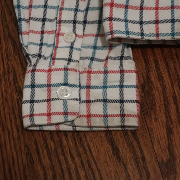 Jacadi Boys Checked Shirt and Colorblock Sweater Set, Size 6 - Picture 13 of 15